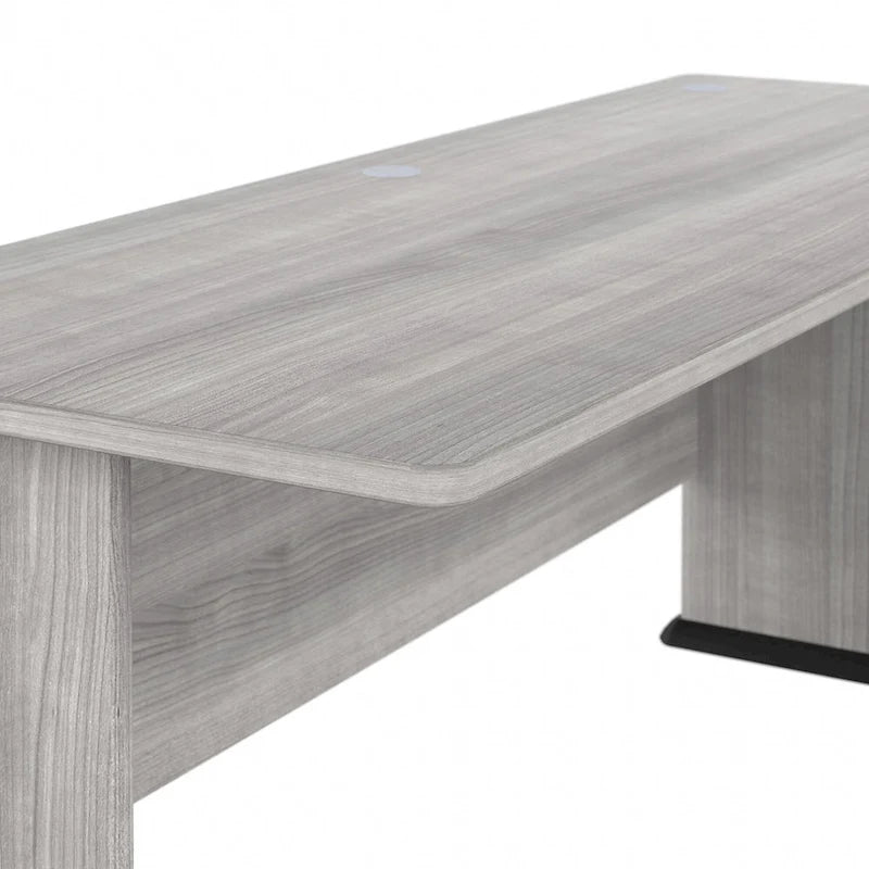 72-Inch Computer Desk with Wire Management and Wall Anchor Hardware