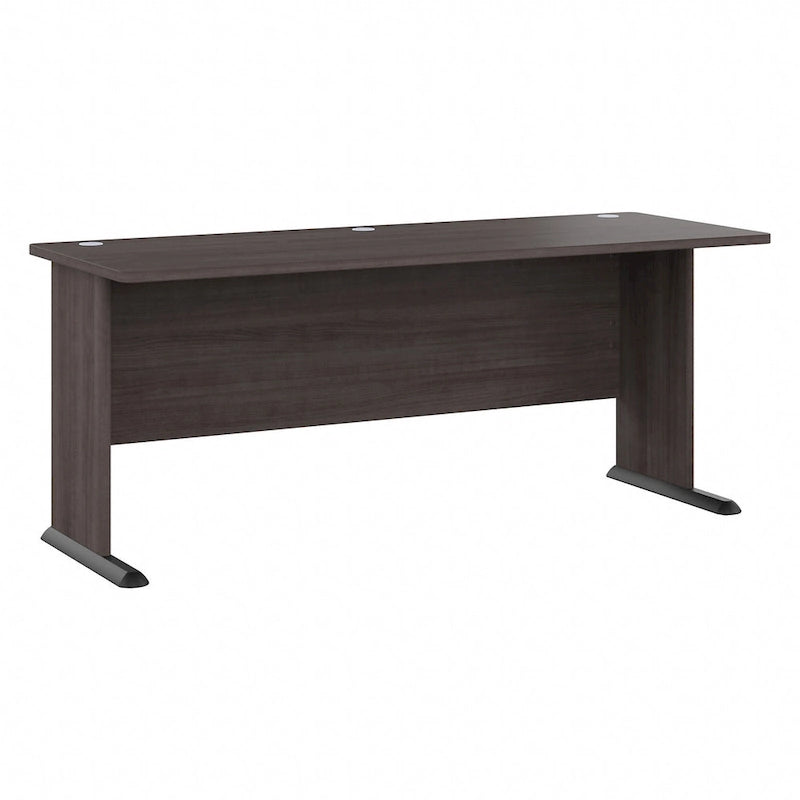 72-Inch Computer Desk with Wire Management and Wall Anchor Hardware