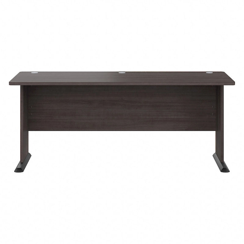 72-Inch Computer Desk with Wire Management and Wall Anchor Hardware