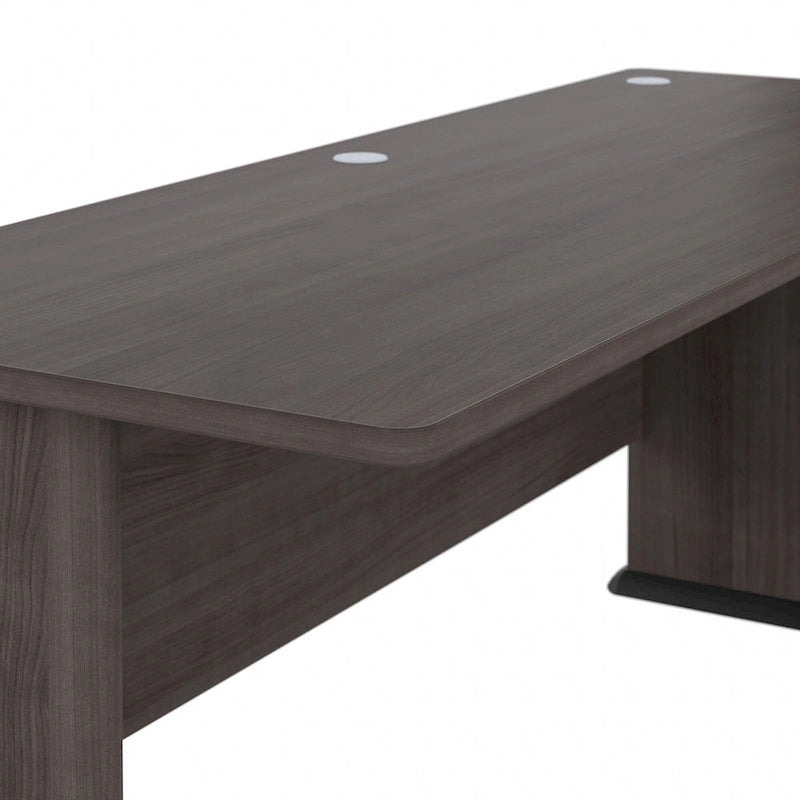 72-Inch Computer Desk with Wire Management and Wall Anchor Hardware