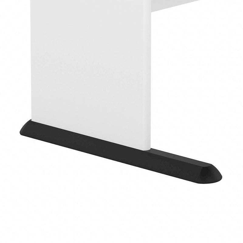 72-Inch Computer Desk with Wire Management and Wall Anchor Hardware