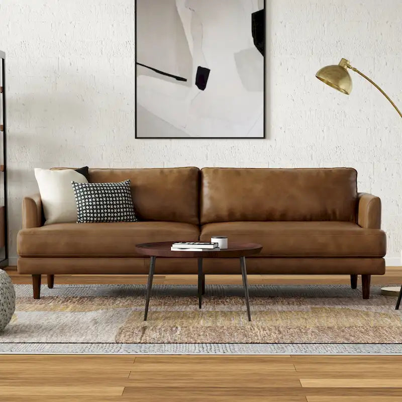 90-Inch Wide Mid-Century Modern Sofa