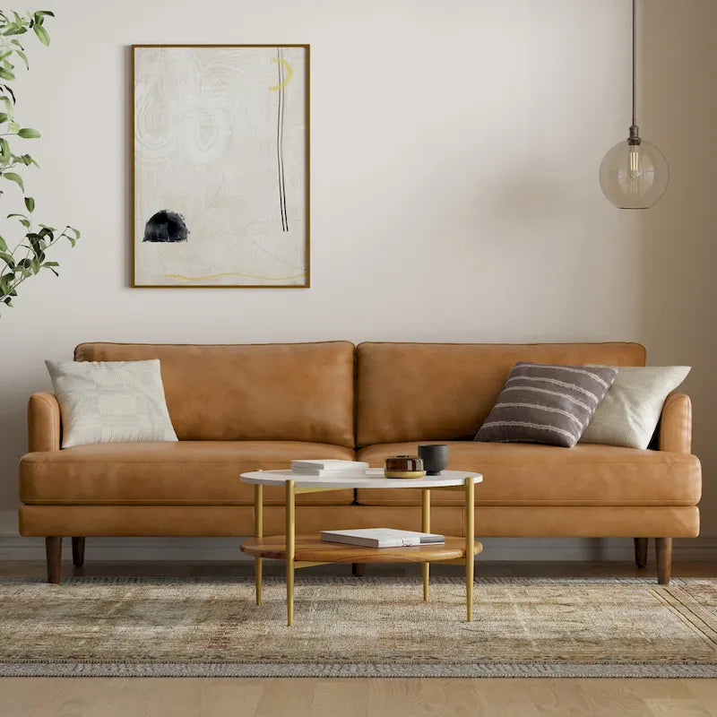 90-Inch Wide Mid-Century Modern Sofa