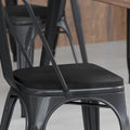 All-Weather Polyresin Replacement Seats for Metal Chairs and Stools - Set of 4