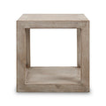 Ming Dynasty-Inspired Square Side Table - 21L x 21W x 22H Reclaimed Wood