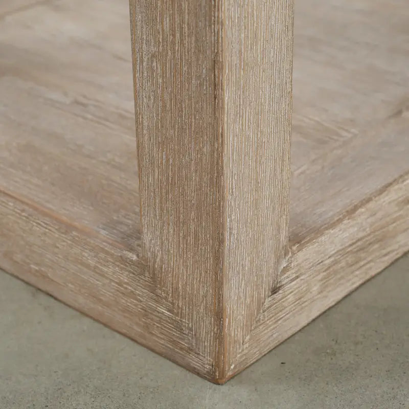 Ming Dynasty-Inspired Square Side Table - 21L x 21W x 22H Reclaimed Wood