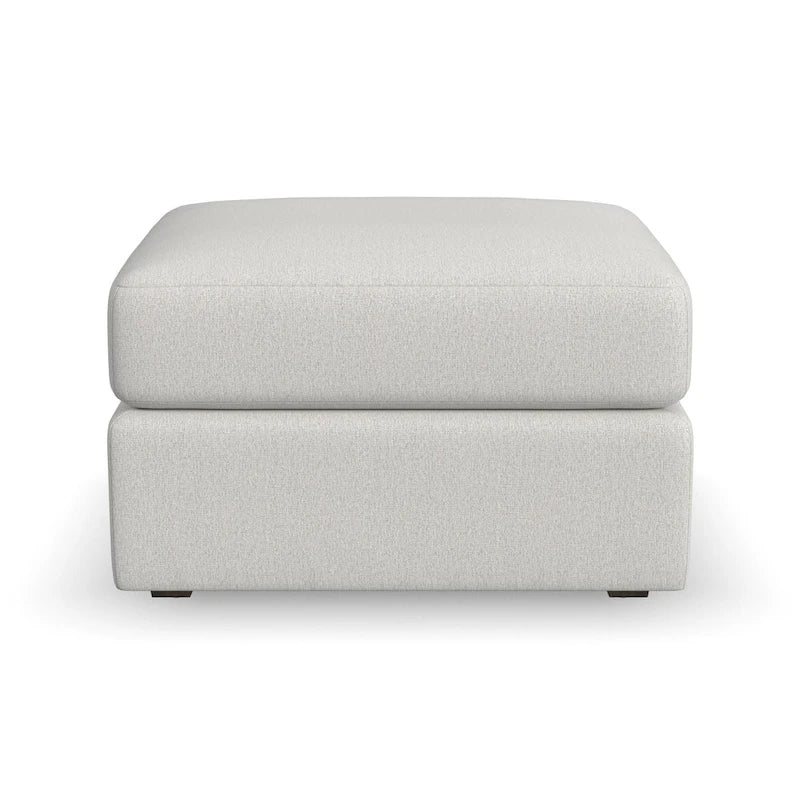 Modular Ottoman in Stain-Resistant Performance Fabric - Taupe