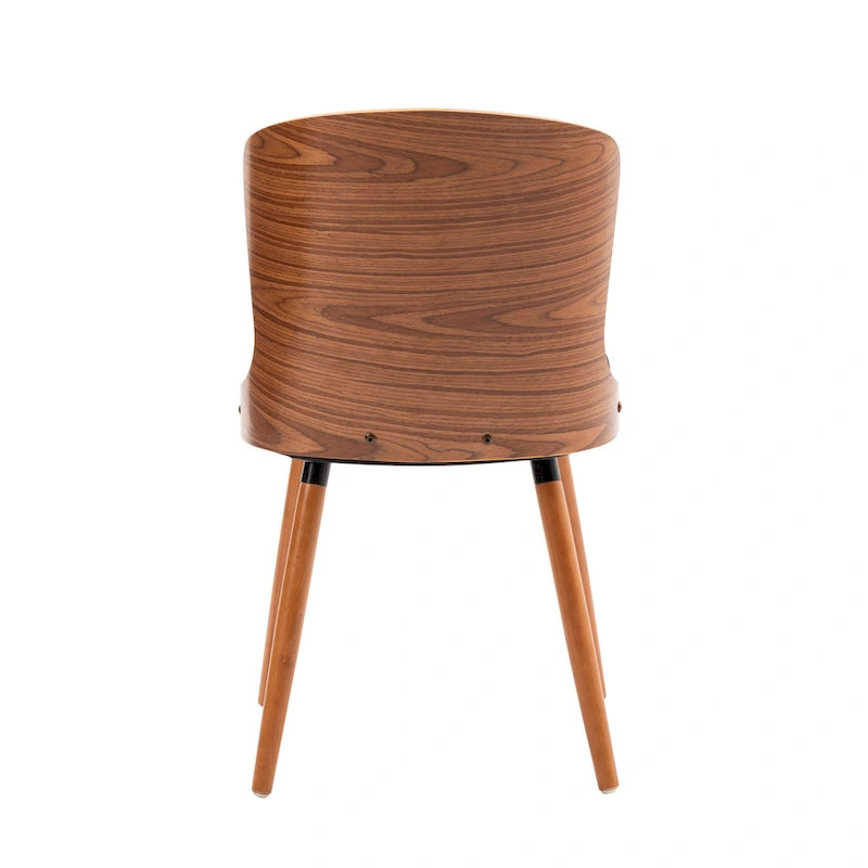 Armless Dining Chairs Set of 2 with Beech Wood Back & Legs