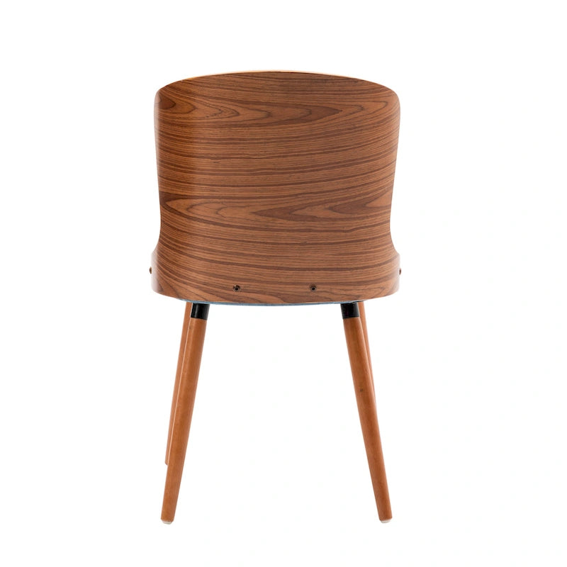 Armless Dining Chairs Set of 2 with Beech Wood Back & Legs