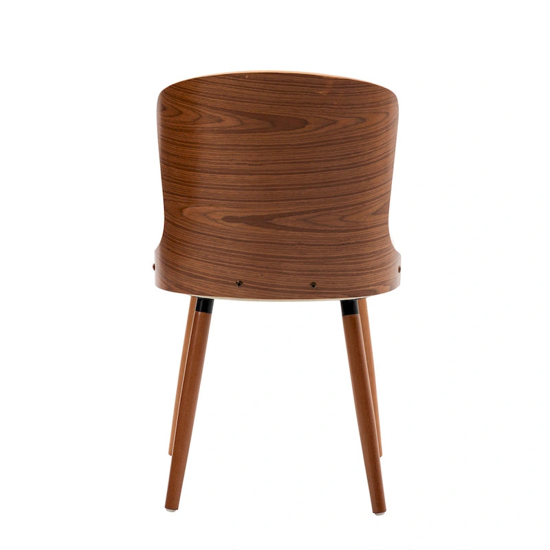 Armless Dining Chairs Set of 2 with Beech Wood Back & Legs