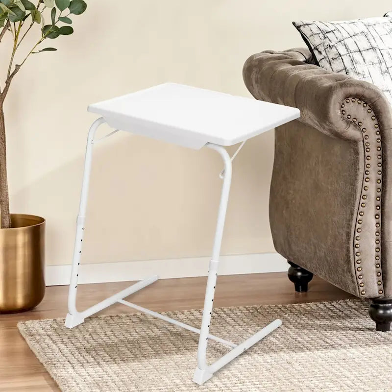Portable Adjustable Laptop Desk with Tilt & Height Settings - 55 lb Capacity