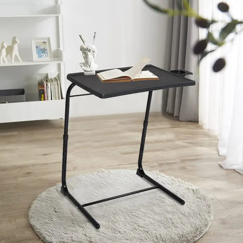 Portable Adjustable Laptop Desk with Tilt & Height Settings - 55 lb Capacity
