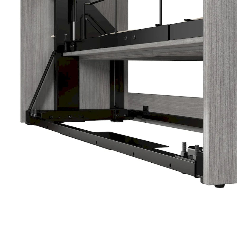 Queen Murphy Bed with Closet Organizer and Drawers - 92W