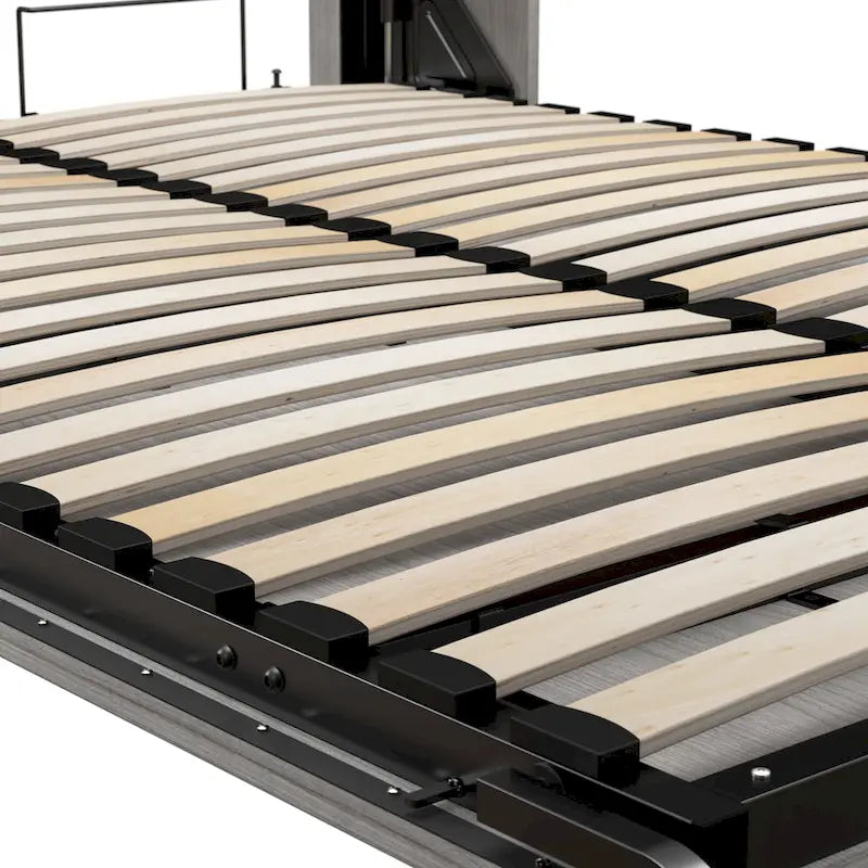 Queen Murphy Bed with Closet Organizer and Drawers - 92W