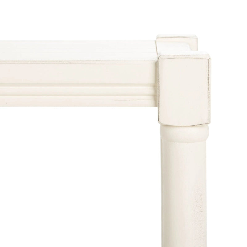 British Colonial Console Table with Bottom Shelf - 32W x 12D x 30H