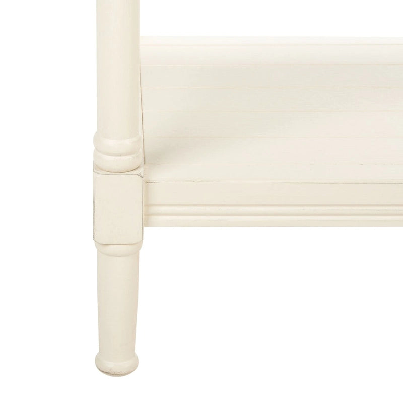 British Colonial Console Table with Bottom Shelf - 32W x 12D x 30H