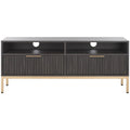 2-Drawer 2-Shelf Entertainment Media Stand - Fits TVs Up to 65 Inches