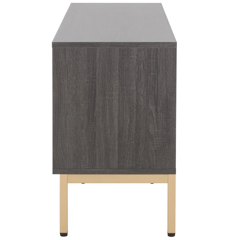 2-Drawer 2-Shelf Entertainment Media Stand - Fits TVs Up to 65 Inches