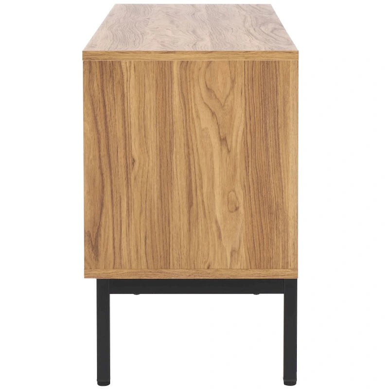 2-Drawer 2-Shelf Entertainment Media Stand - Fits TVs Up to 65 Inches