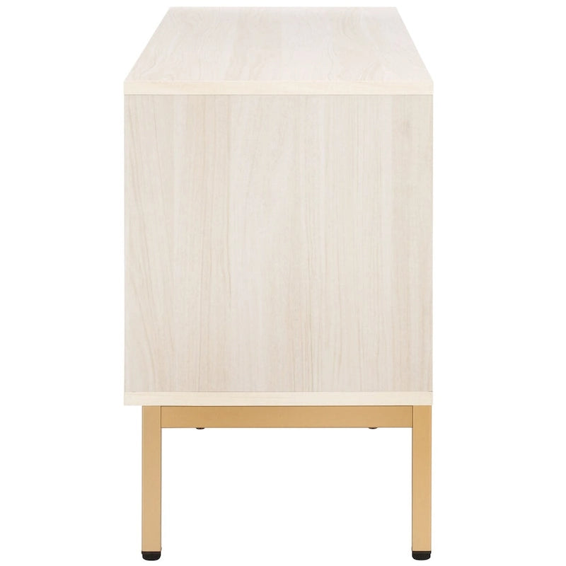 2-Drawer 2-Shelf Entertainment Media Stand - Fits TVs Up to 65 Inches