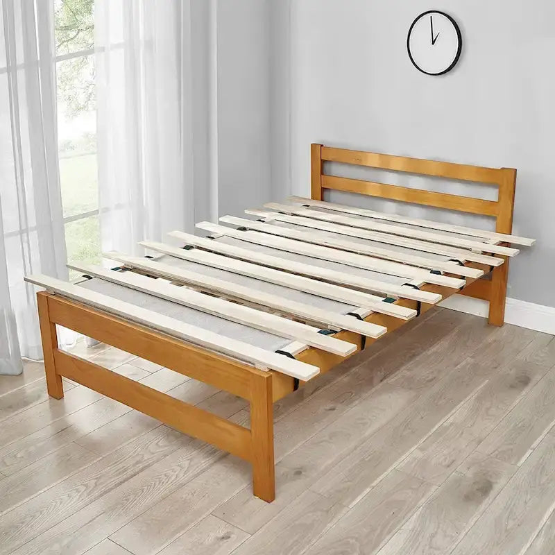 Twin XL to Full XL Dorm Bed Frame Converter - No Tools Required
