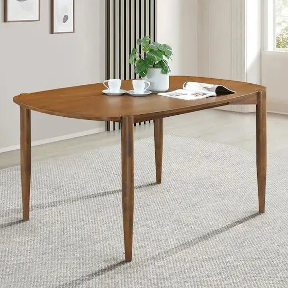 Whisten Walnut Solid Wood Dining Table