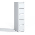 5-Drawer Steel Vertical File Cabinet with Lock and Anti-Tilt Design